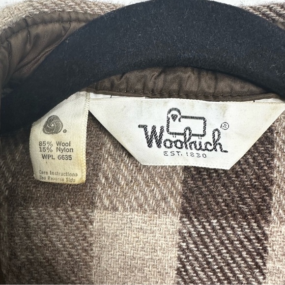 Vintage Woolrich wool plaid Shacket - Picture 3 of 3